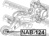 Превью - NAB-124 FEBEST Подвеска, рычаг независимой подвески колеса (фото 2)