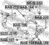 Превью - NAB-199 FEBEST Подвеска, рычаг независимой подвески колеса (фото 2)