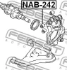 Превью - NAB-242 FEBEST Подвеска, рычаг независимой подвески колеса (фото 2)