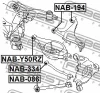 Превью - NAB-334 FEBEST Подвеска, рычаг независимой подвески колеса (фото 2)