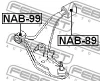 Превью - NAB-99 FEBEST Подвеска, рычаг независимой подвески колеса (фото 2)