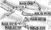 Превью - NAB-S51B FEBEST Подвеска, рычаг независимой подвески колеса (фото 2)