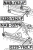 Превью - NAB-Y62UF FEBEST Подвеска, рычаг независимой подвески колеса (фото 2)