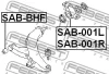 Превью - SAB-001L FEBEST Подвеска, рычаг независимой подвески колеса (фото 2)