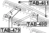 Превью - TAB-480 FEBEST Подвеска, рычаг независимой подвески колеса (фото 2)