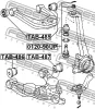 Превью - TAB-486 FEBEST Подвеска, рычаг независимой подвески колеса (фото 2)
