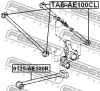 Превью - TAB-AE100CL FEBEST Подвеска, рычаг независимой подвески колеса (фото 2)