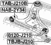 Превью - TAB-J210B FEBEST Подвеска, рычаг независимой подвески колеса (фото 2)