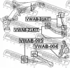 Превью - VWAB-31KIT FEBEST Подвеска, рычаг независимой подвески колеса (фото 2)