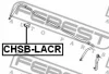 Превью - CHSB-LACR FEBEST Втулка, стабилизатор (фото 2)