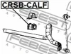 Превью - CRSB-CALF FEBEST Втулка, стабилизатор (фото 2)