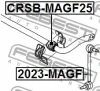 Превью - CRSB-MAGF25 FEBEST Втулка, стабилизатор (фото 2)