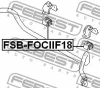 Превью - FSB-FOCIIF18 FEBEST Втулка, стабилизатор (фото 2)