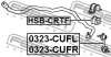Превью - HSB-CRTF FEBEST Втулка, стабилизатор (фото 2)
