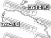Превью - HYSB-ELF FEBEST Втулка, стабилизатор (фото 2)