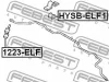 HYSB-ELF1 FEBEST Втулка, стабилизатор