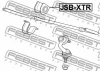 Превью - JSB-XTR FEBEST Втулка, стабилизатор (фото 2)