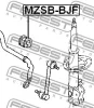 Превью - MZSB-BJF FEBEST Втулка, стабилизатор (фото 2)