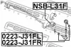 Превью - NSB-L31F FEBEST Втулка, стабилизатор (фото 2)