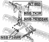 Превью - NSB-TK3D24R FEBEST Втулка, стабилизатор (фото 2)