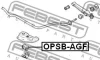 Превью - OPSB-AGF FEBEST Втулка, стабилизатор (фото 2)