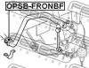 Превью - OPSB-FRONBF FEBEST Втулка, стабилизатор (фото 2)