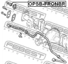 Превью - OPSB-FRONBR FEBEST Втулка, стабилизатор (фото 2)