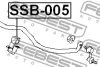 Превью - SSB-005 FEBEST Втулка, стабилизатор (фото 2)