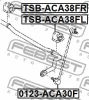 Превью - TSB-ACA38FR FEBEST Втулка, стабилизатор (фото 2)