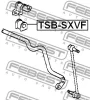 Превью - TSB-SXVF FEBEST Втулка, стабилизатор (фото 2)
