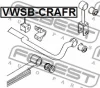 Превью - VWSB-CRAFR FEBEST Втулка, стабилизатор (фото 2)