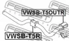 Превью - VWSB-T5R FEBEST Втулка, стабилизатор (фото 2)
