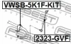 Превью - VWSB-5K1F-KIT FEBEST Ремкомплект, подшипник стабилизатора (фото 2)