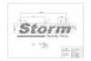 F4870 Storm Подвеска, стойка вала