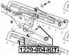Превью - 1229-004-KIT FEBEST Болт регулировки развала колёс (фото 2)