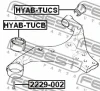 2229-002 FEBEST Болт крепления, рычаг