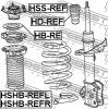 Превью - HSHB-REFL FEBEST Защитный колпак / пыльник, амортизатор (фото 2)
