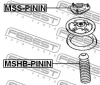 Превью - MSHB-PININ FEBEST Защитный колпак / пыльник, амортизатор (фото 2)