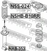 Превью - NSHB-B10RR FEBEST Защитный колпак / пыльник, амортизатор (фото 2)