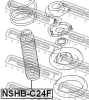 Превью - NSHB-C24F FEBEST Защитный колпак / пыльник, амортизатор (фото 2)