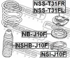 Превью - NSHB-J10F FEBEST Защитный колпак / пыльник, амортизатор (фото 2)