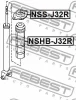 Превью - NSHB-J32R FEBEST Защитный колпак / пыльник, амортизатор (фото 2)