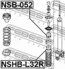 Превью - NSHB-L32R FEBEST Защитный колпак / пыльник, амортизатор (фото 2)