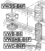 Превью - VWSHB-B6F FEBEST Защитный колпак / пыльник, амортизатор (фото 2)