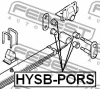 Превью - HYSB-PORS FEBEST Втулка, листовая рессора (фото 2)