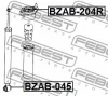 Превью - BZAB-204R FEBEST Втулка, амортизатор (фото 2)