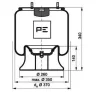 084.277-71A PE AUTOMOTIVE Кожух пневматической рессоры