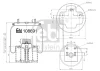 108691 FEBI Кожух пневматической рессоры