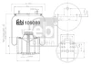 109089 FEBI Кожух пневматической рессоры