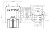 179006 FEBI Кожух пневматической рессоры